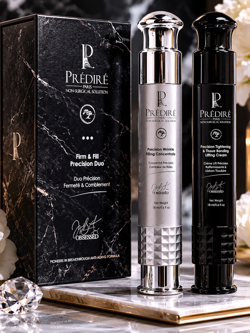 Prediré Paris Firm & Fill Precision Duo Luxury Anti-Aging Treatment Set